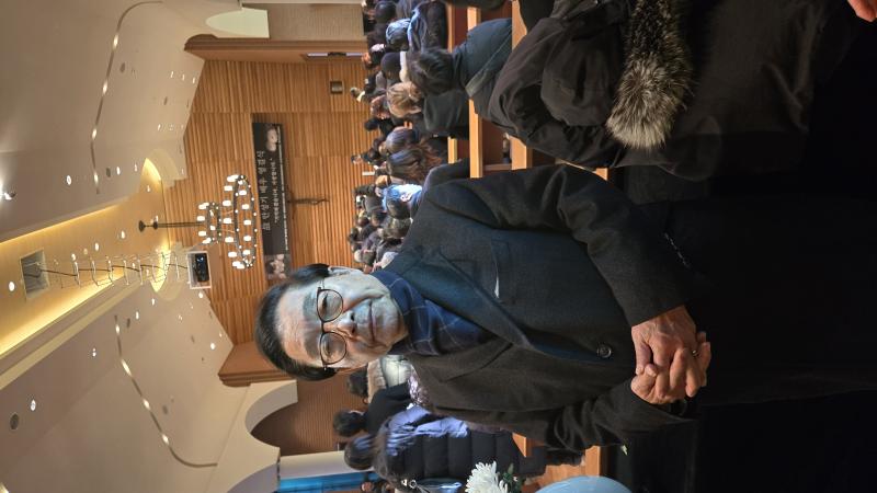 안성기 국민배우 영결식에 양영두 사선문화제전위원장 조문