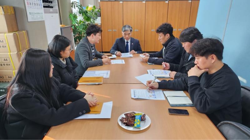 김영식 고창군부군수, 농산물종합유통센터 현장