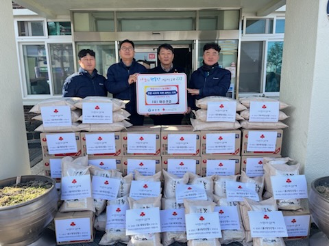 고창군 대성산업, 설 명절 찹쌀·라면 기부