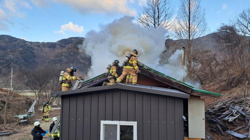 장수소방서, 화재취약계층 ‘119화재대피안심콜’ 서비스 집중 홍보