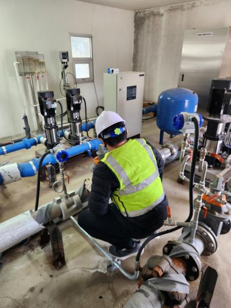 장수군, 설 명절 대비 상수도시설 안전점검 