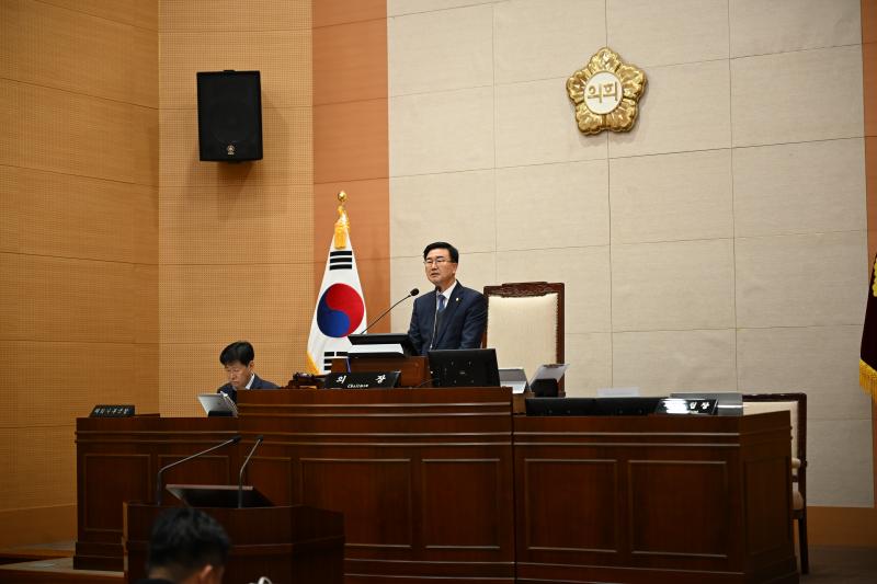 유의식 의장, 행정통합 논의는 자치와 민주주의를 중심에 둬야