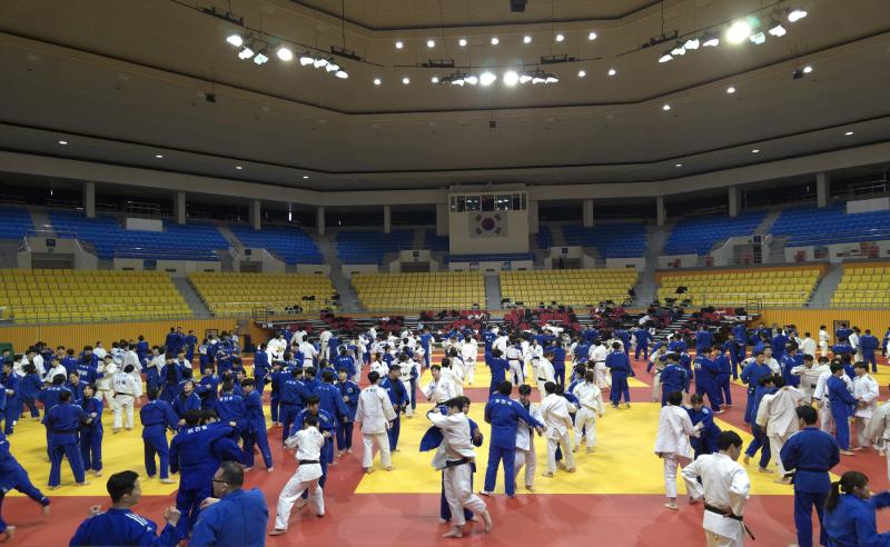 한국 유도 미래, 익산서 금빛 메치기 향한 구슬땀