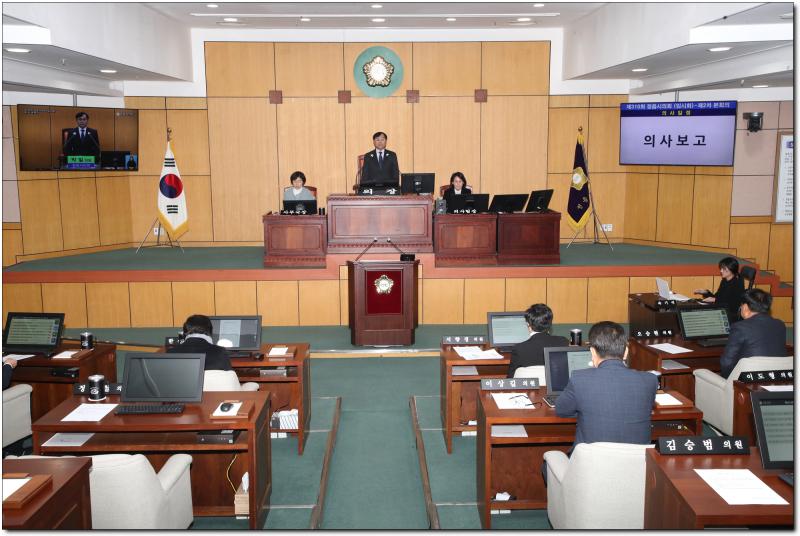  정읍시의회, 제310회 임시회 마쳐
