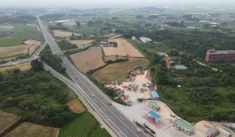 김제시 공덕면 송산교차로 진출입연결로 추진