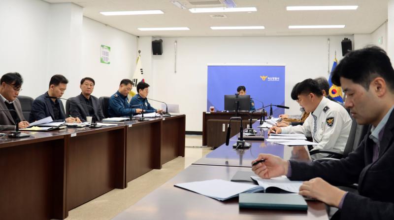 익산경찰서, 교통사망사고 예방 추진 대책 간담회 열어