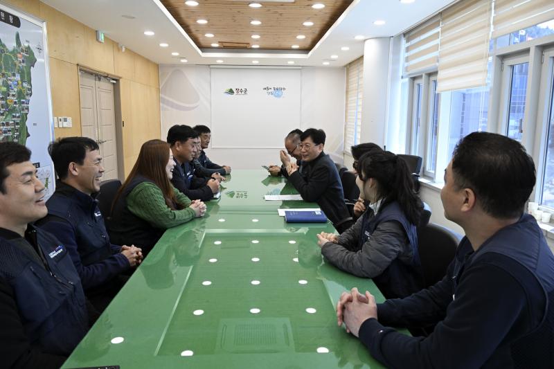 장수군, 제5기 공무직노조 집행부와 간담회 