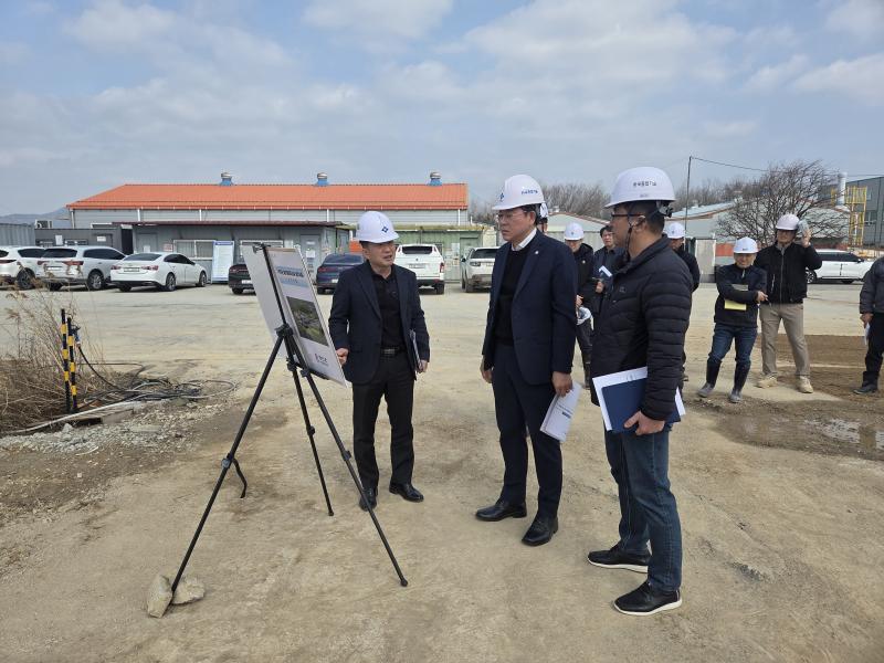 정화영 부안군 부군수, 폐기물처리시설 사업장 현장 점검
