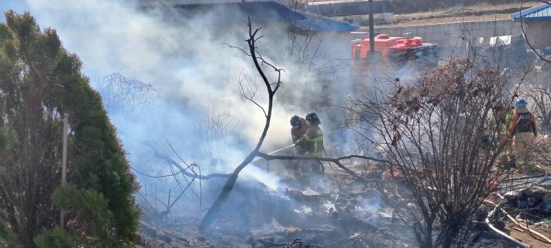익산소방서, 논·밭두렁 소각 주의 당부