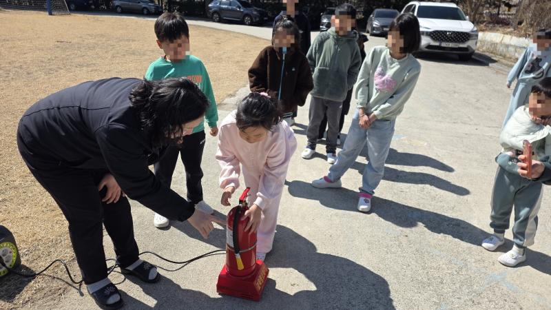 장수소방서, 번암초 동화분교 맞춤형 소방교육