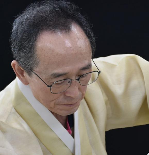 취석 송하진, 한글 서예를 뽐내다