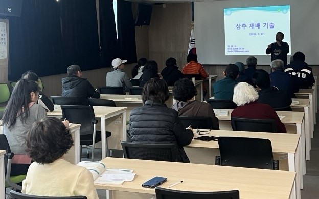 장수군, 번암면 농업인 대상 상추 재배기술 교육 