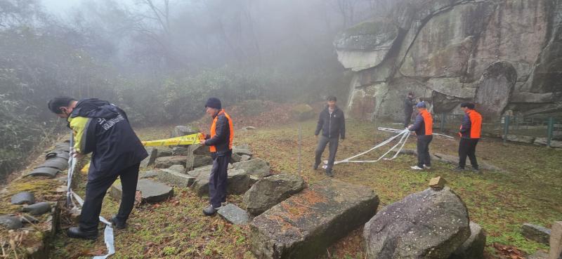 고창 성송면 의용소방대, 암치리 선각석불좌상 환경정화 활동