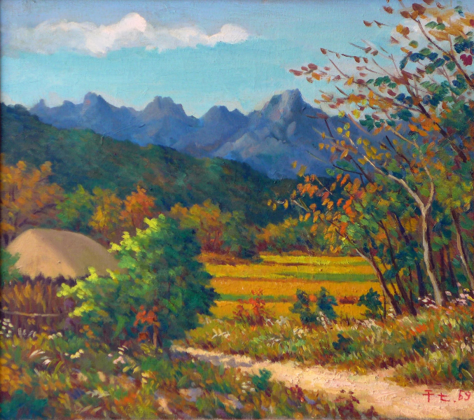  한국화와 유화 중심으로 다양한 장르 작품 소개