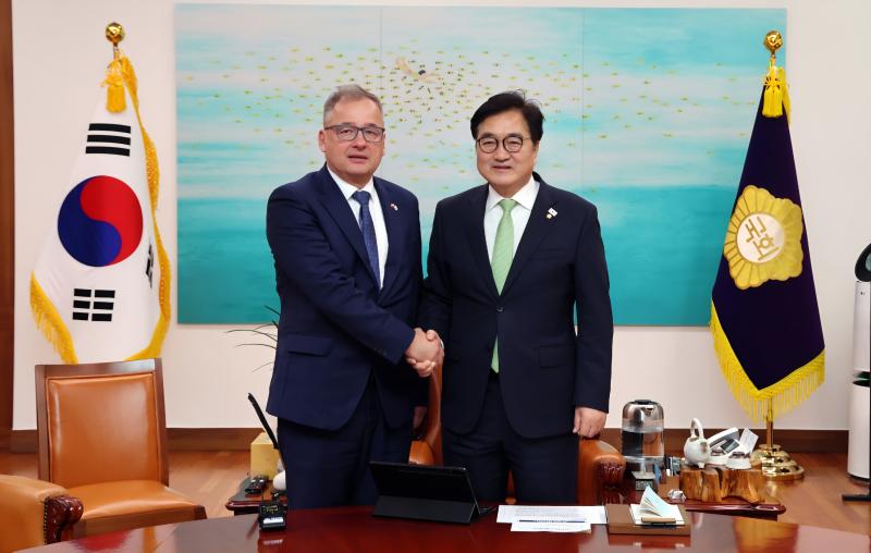 우원식 의장, 오스트리아·체코 공식 방문