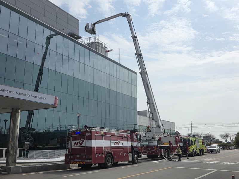 익산소방서,  전북119특수대응단과 합동 광역 현지적응훈련 실시