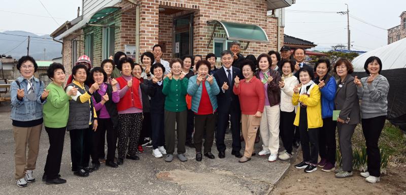 김제시, 어르신 섬김 으뜸마을 현장 방문