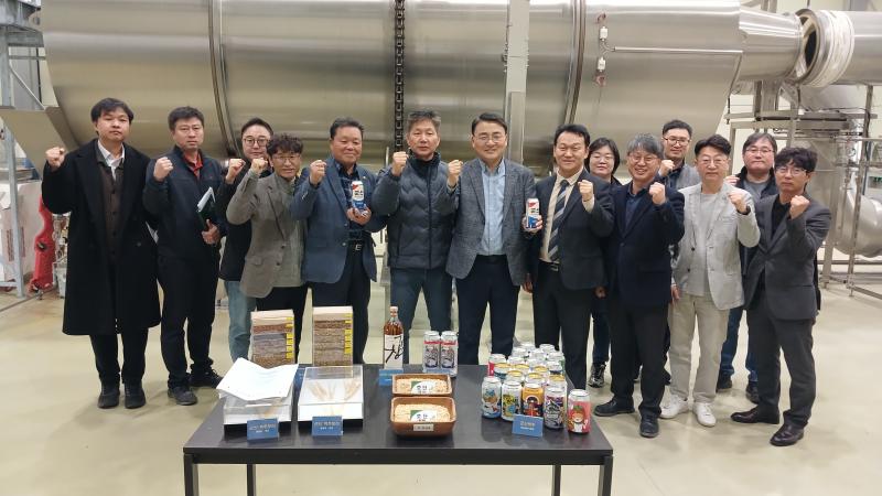 농촌진흥청, 군산 보리 생산·가공 현장 찾아 산업 활성화 방안 모색