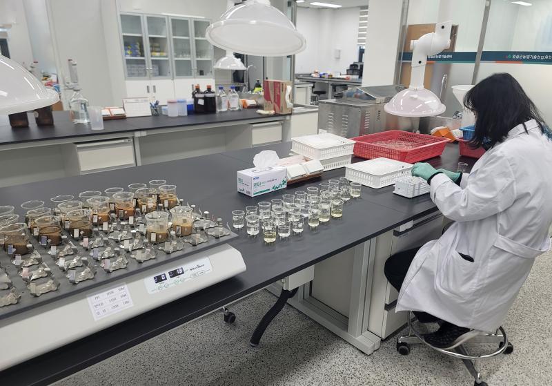 임실군농업기술센터 공익직불제 이행점검 토양검사 실시