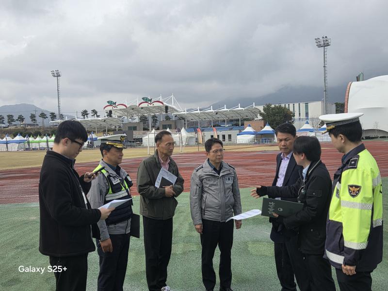 장수경찰서, 트레일레이스 대회  최종 안전점검