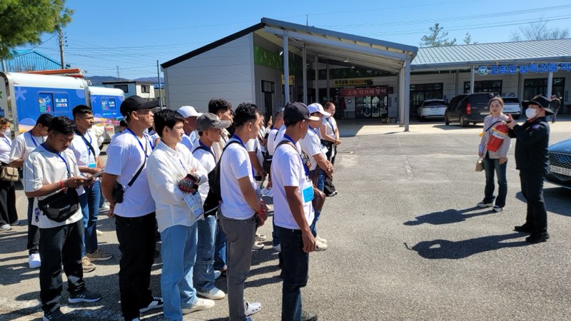 고창소방서, 외국인 계절근로자 대상 화재예방 안전교육