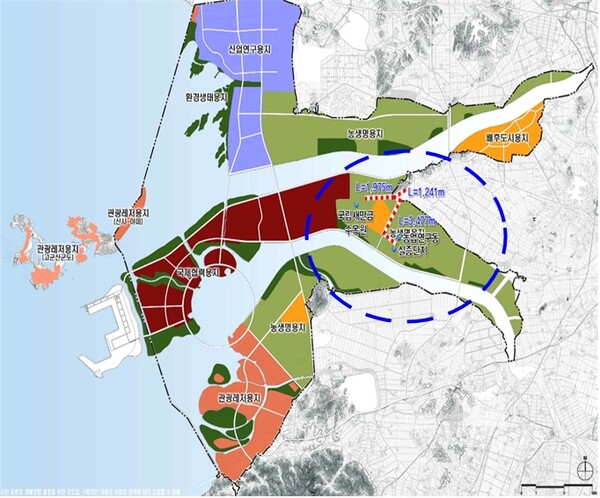 김제시, 새만금 농생명용지 용수 공급
