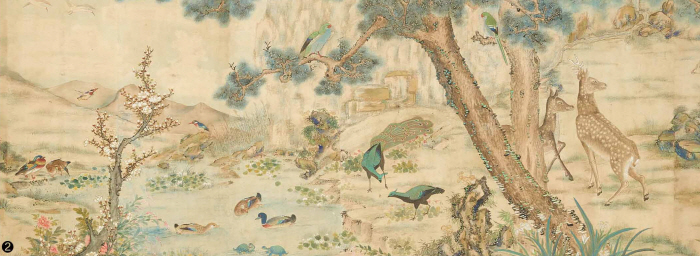 건강과 평안 기원하는 채용신의 '십장생' 작품 공개