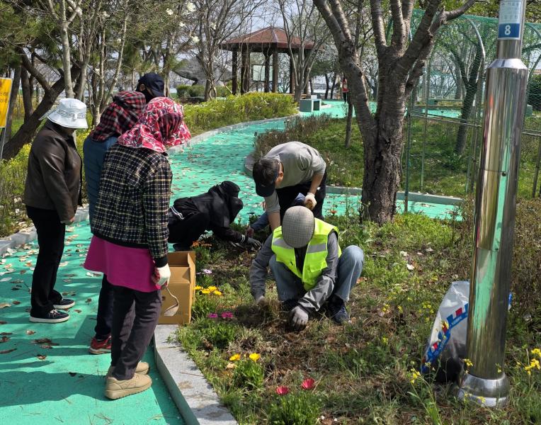 광활면 주민자치위, 광활소공원 새단장