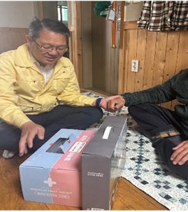 고창 해리면, 통합돌봄 고위험군 대상 ‘예방 돌봄 패키지’ 전달