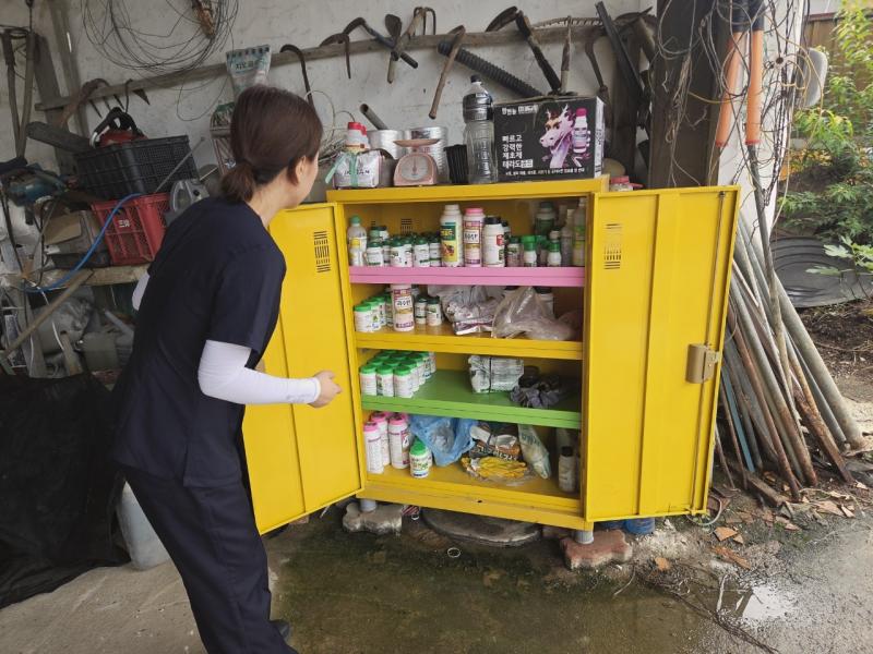 임실군, 농약 안전 보관함 보급으로 마음 안심 마을 만든다 