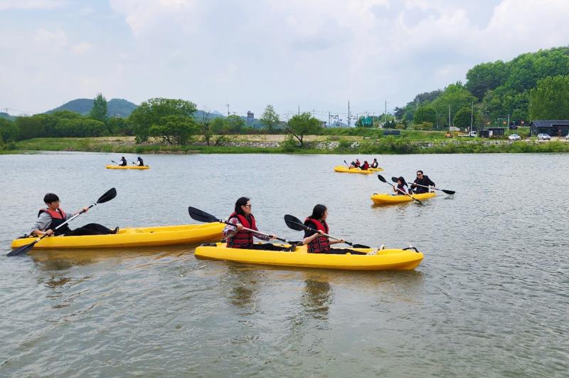 순창군, 섬진강 수상레저 카약 무료 체험 교실 