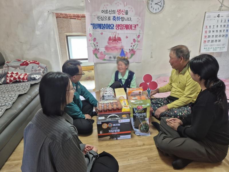 남원시 주생면, 홀몸어르신 생신축하사업 추진