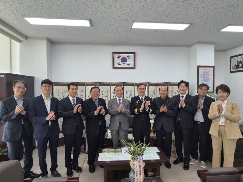 이재영 전북경찰청장, 대한노인회 전북자치도연합회 방문