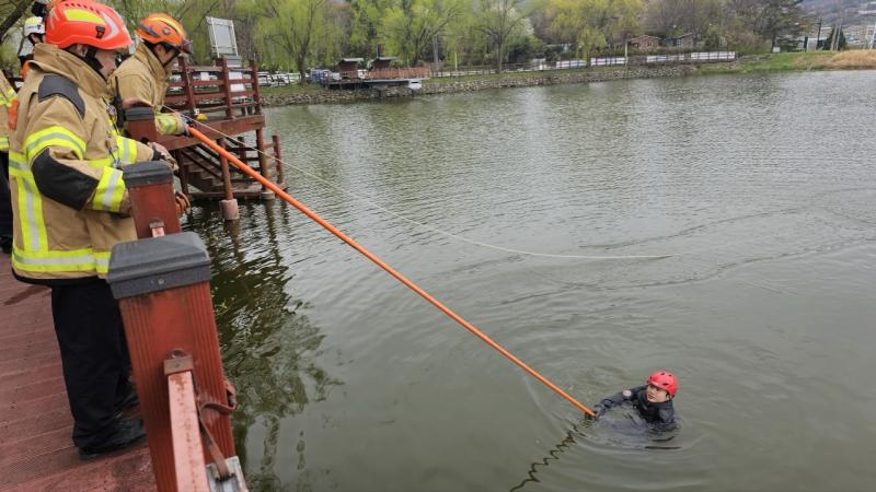 장수소방서, 실전형 수난사고 대비 특별구조훈련