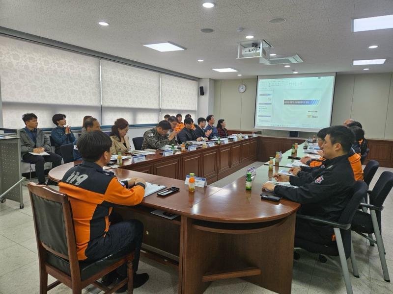 고창소방서, 기관합동 도상훈련 실시