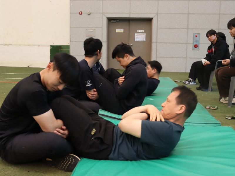장수소방서, 소방공무원 체력검정 