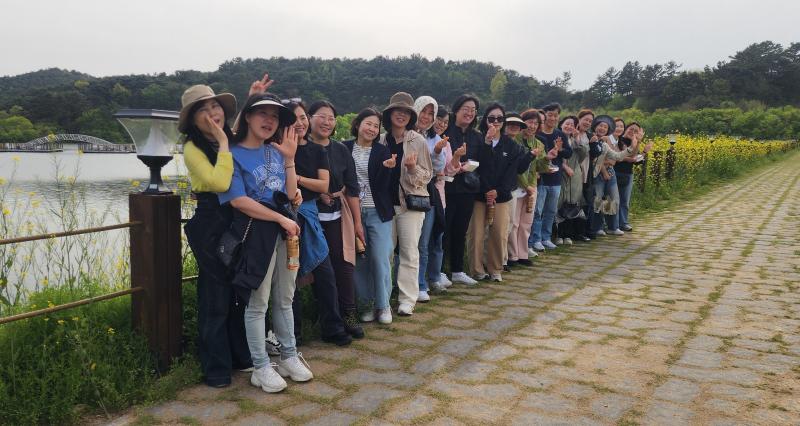 고창교육지원청, 노동저수지에서 생태환경 교사 연수