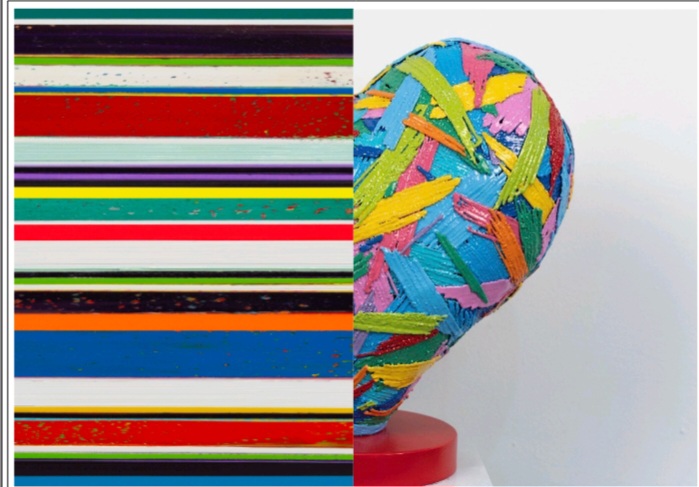 2차원의 캔버스와 3차원의 오브제가 한 공간에서 색(色)으로 묶이다