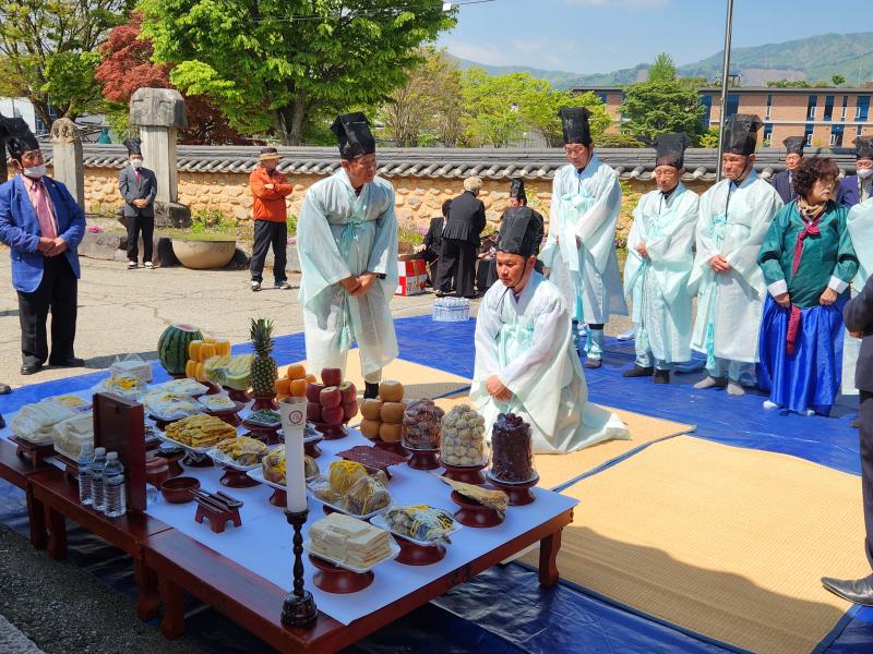 장수향교, 충복 정경손 제례봉행 거행