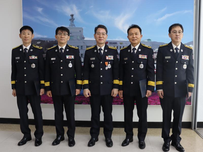 장수소방서, 소방경 근속승진자 임명장 수여