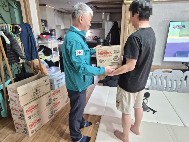 남원시 도통동, 저소득 다자녀가구에 육아용품 지원