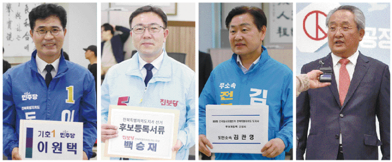 “당이냐 인물이냐” 후보등록 첫날부터 설전
