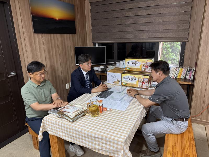 전북지방조달청장, 전통식품업체 현장 방문