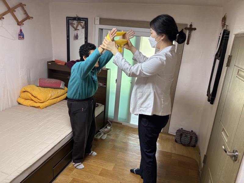 고창군보건소, 중증장애인 가정방문 재활치료서비스 호응