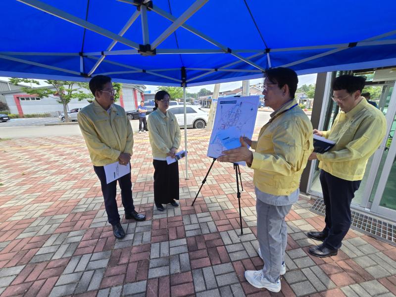 부안군, 2026년 집중강우 중점관리구역 하수도 시설 현장점검 실시
