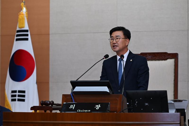 유의식 의장, 지방선거 이후 과제 제시