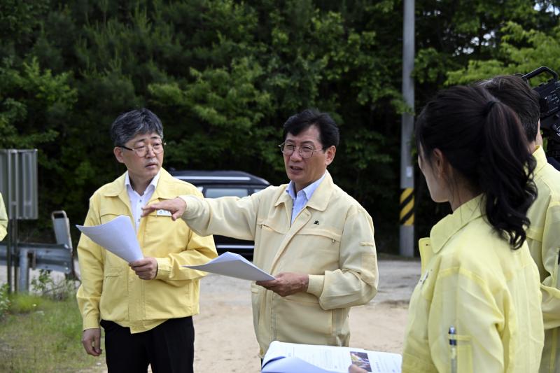 최훈식 장수군수, 재해 우려지역 점검
