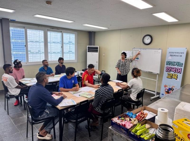 김제시, 외국인 근로자 한국어 교육 ’큰 호응