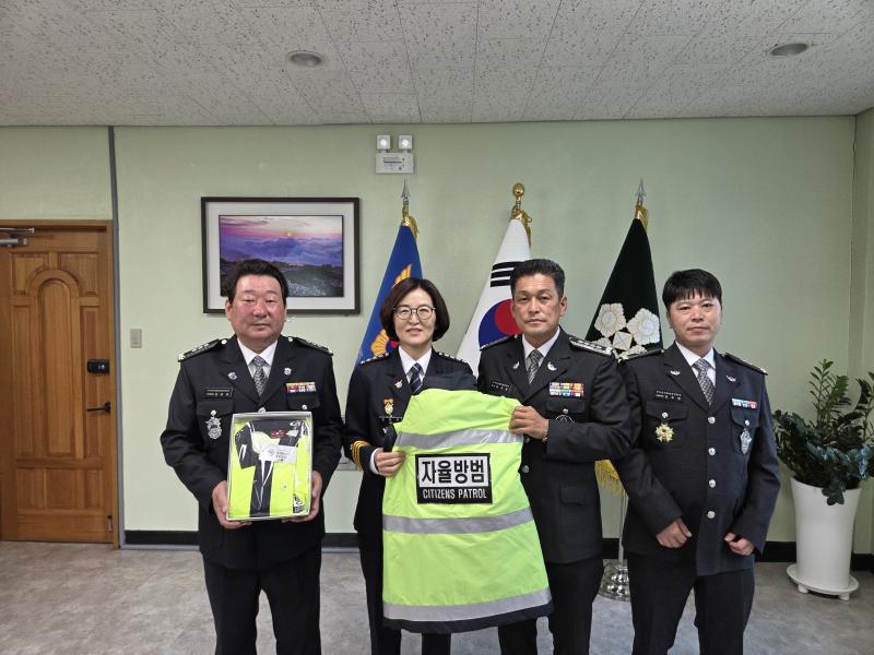 무주경찰서 안전용품 전달 및 간담회