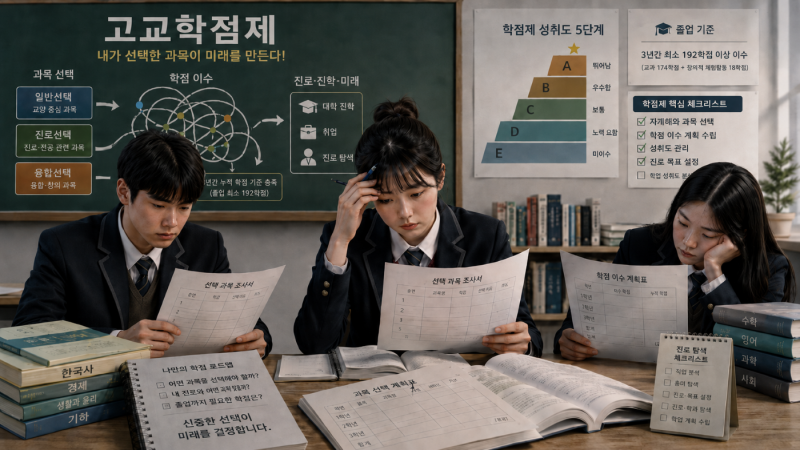 [달그락달그락] 고교학점제에 대한 학생들의 대답은 ‘혼란’
